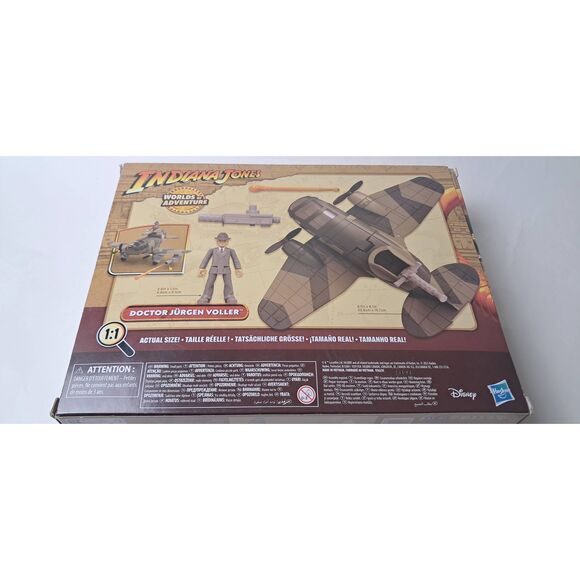 Indiana Jones Worlds Of Adventure Doctor Jurgen Voller Launcher Plane New-Open - Picture 5 of 5